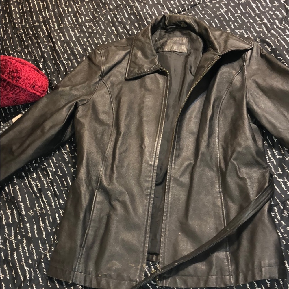 Leather jacket